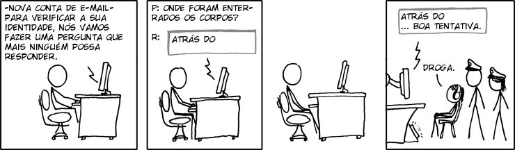 xkcd pergunta de segurança